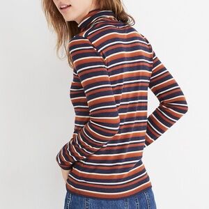 Madewell Striped Turtleneck